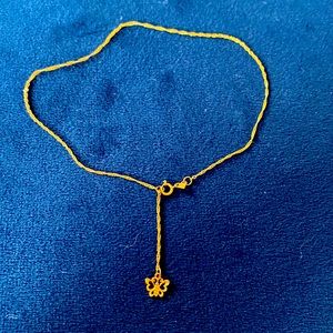 Brand new butterfly anklet